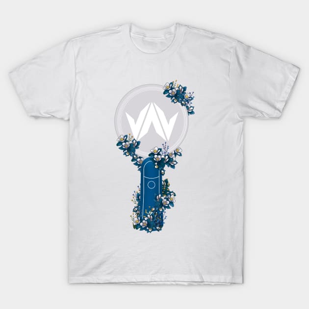 VAV Floral Lightstick kpop T-Shirt by RetroAttic